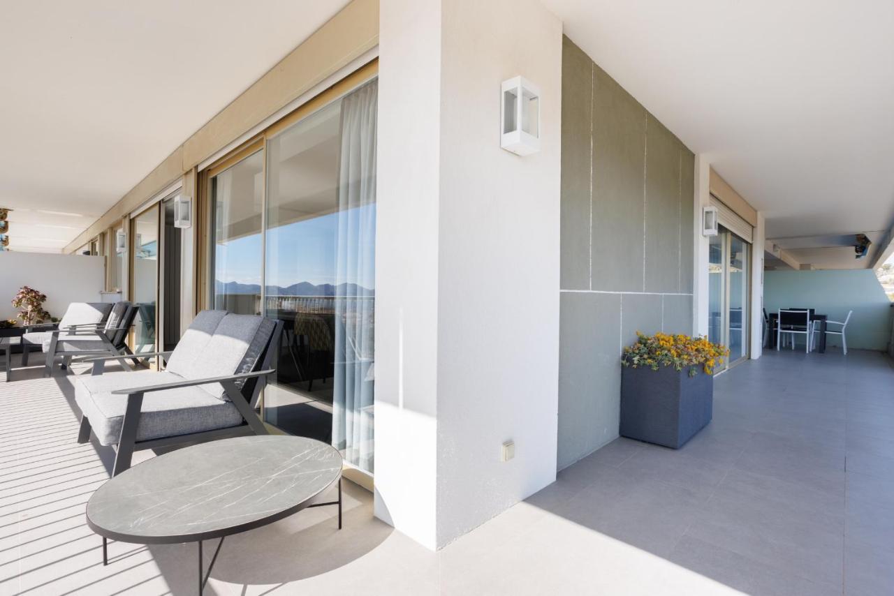 Apartamento Cannes Panorama - Piscine, Vue Mer, Parking, Clim Exterior foto